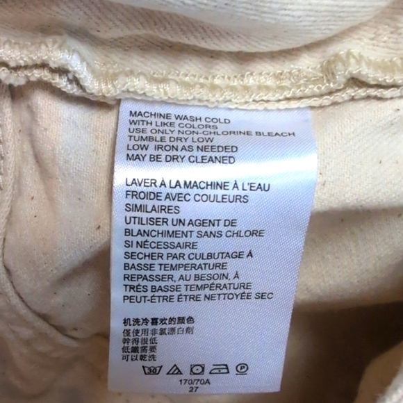 FREE PEOPLE June Shortall Seeded Rinse Cream Overall Romper Western Boho 26 - Picture 7 of 9